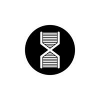 DNA im ein Kreis Vektor Symbol Illustration