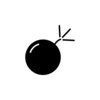 Bombe Vektor Symbol Illustration