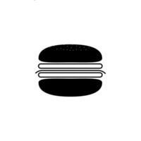 Hamburger Vektor Symbol Illustration