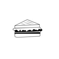 Sandwich Vektor Symbol Illustration