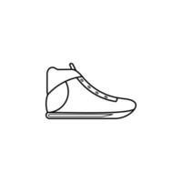 Turnschuhe Vektor Symbol Illustration