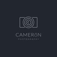 Minimalistischer Fotograf Logo Vector