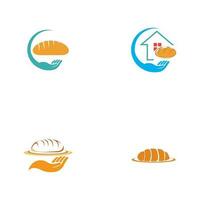 bröd logotyp bilder illustration design vektor