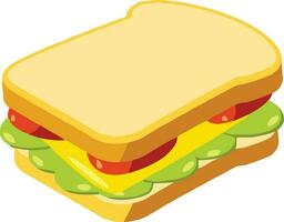 Sandwich Illustration Vektor