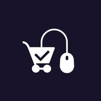 E-Commerce-Vektor-Symbol vektor