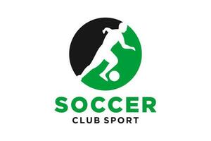 Vektor Initialen Brief Ö mit Fußball kreativ geometrisch modern Logo Design.