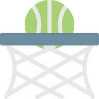 basketballvektorillustration auf einem hintergrund. hochwertige symbole. vektorikonen für konzept und grafikdesign. vektor