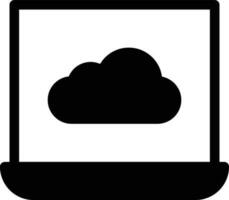wolkenvektorillustration auf einem hintergrund. hochwertige symbole. vektorikonen für konzept und grafikdesign. vektor
