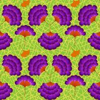 nahtlos bunt Blumen Motive, afrikanisch Wachs drucken Stoff, afro ethnisch handgemacht Ornament zum Ihre Design, Stammes- geometrisch Elemente. Vektor Textur, Afrika Blumen- Textil- Ankara Mode Design