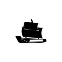 fartyg vektor ikon illustration