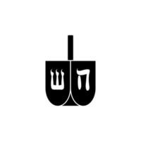 dreidel Vektor Symbol Illustration