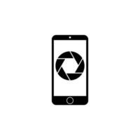 Schießen von ein Clever Telefon Vektor Symbol Illustration