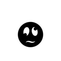 emoji förvirrad vektor ikon illustration