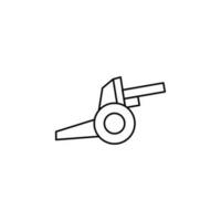 Granatwerfer Vektor Symbol Illustration