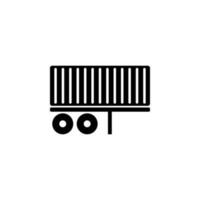 LKW Gestell Vektor Symbol Illustration