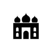 Moschee Vektor Symbol Illustration