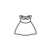 Baby Kleid Vektor Symbol Illustration