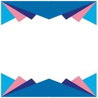 Blau und Rosa Origami Papier Muster Hintergrund. Vektor Illustration. eps 10. geeignet zum Banner Entwürfe, Hintergründe, Veranstaltungen, Schöne Grüße und Andere