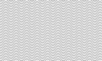 abstrakt kreativ nahtlos horizontal Welle Linie Muster Vektor. vektor
