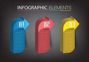 moderne Textfeldvorlage, Banner-Infografiken vektor