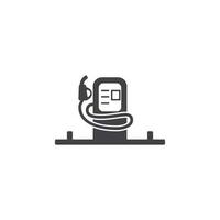gas pump vektor ikon illustration