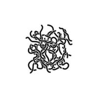Mikroorganismen Vektor Symbol Illustration