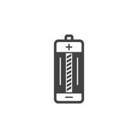 verlängerbar Batterie Vektor Symbol Illustration