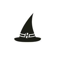Hexe Hut zum Halloween Vektor Symbol Illustration