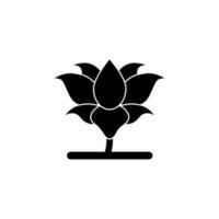 indisch Blume Vektor Symbol Illustration