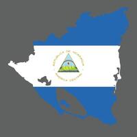 Nicaragua Land im zentral Amerika einstellen zwischen das Pazifik Ozean und das Karibik Meer, ist ein zentral amerikanisch Nation bekannt zum es ist dramatisch Terrain von Seen, Vulkane und Strände. vektor