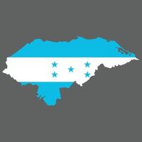 honduras är en central amerikan Land med karibiska hav kustlinjer till de norr och de pacific hav till de söder i de tropisk regnskog nära guatemala de gammal mayan ceremoniell webbplats copan vektor