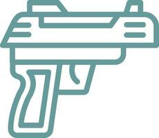 armén pistol vektor ikon design