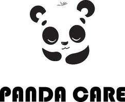 Panda Pflege Logo Vektor Datei