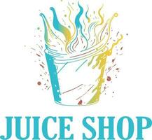 juice affär logotyp vektor fil