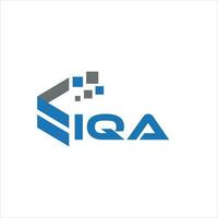 iqa brev logotyp design på vit bakgrund. iqa kreativa initialer brev logotyp koncept. iqa-bokstavsdesign. vektor