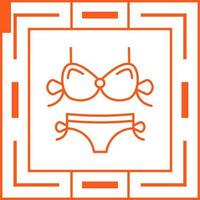 Bikini-Vektor-Symbol vektor