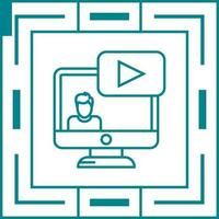 Webinar-Vektorsymbol vektor