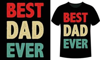 fars dag text typografi t-shirt design. vektor