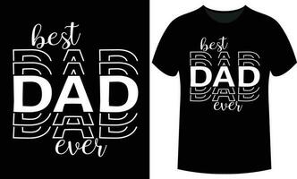 fars dag text typografi t-shirt design. vektor