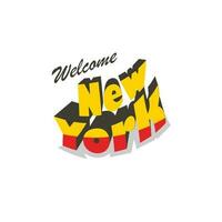 Neu York Stadt Typografie Design, geeignet zum T-Shirt Designs oder andere Drucken vektor