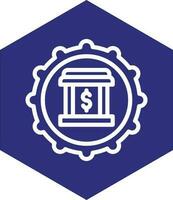 Bankwesen System Vektor Symbol Design