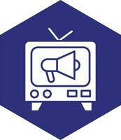 Fernseher kommerziell Vektor Symbol Design