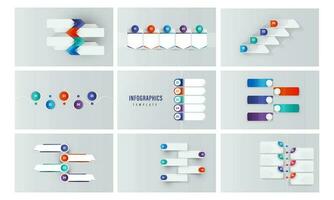 Geschäft Infografik Vorlage mit Diagramm Diagramm Schritte und Kopieren Raum zum Werbung. vektor