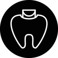 Dental Füllung Vektor Symbol Design