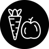 gesundes Lebensmittel-Vektor-Icon-Design vektor