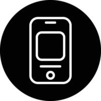 Handy, Mobiltelefon App Vektor Symbol Design