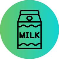 Milch Karton Vektor Symbol Design
