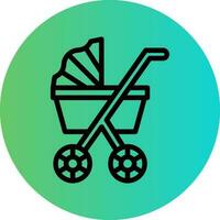 Kinderwagen Vektor Symbol Design