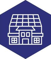 Solar- Haus Vektor Symbol Design