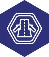 behalten im Fahrbahn Vektor Symbol Design